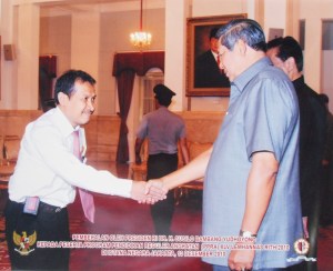 Bersalaman dengan SBY