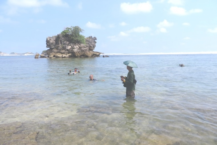Menanam Terumbu Karang di Kondang Merak